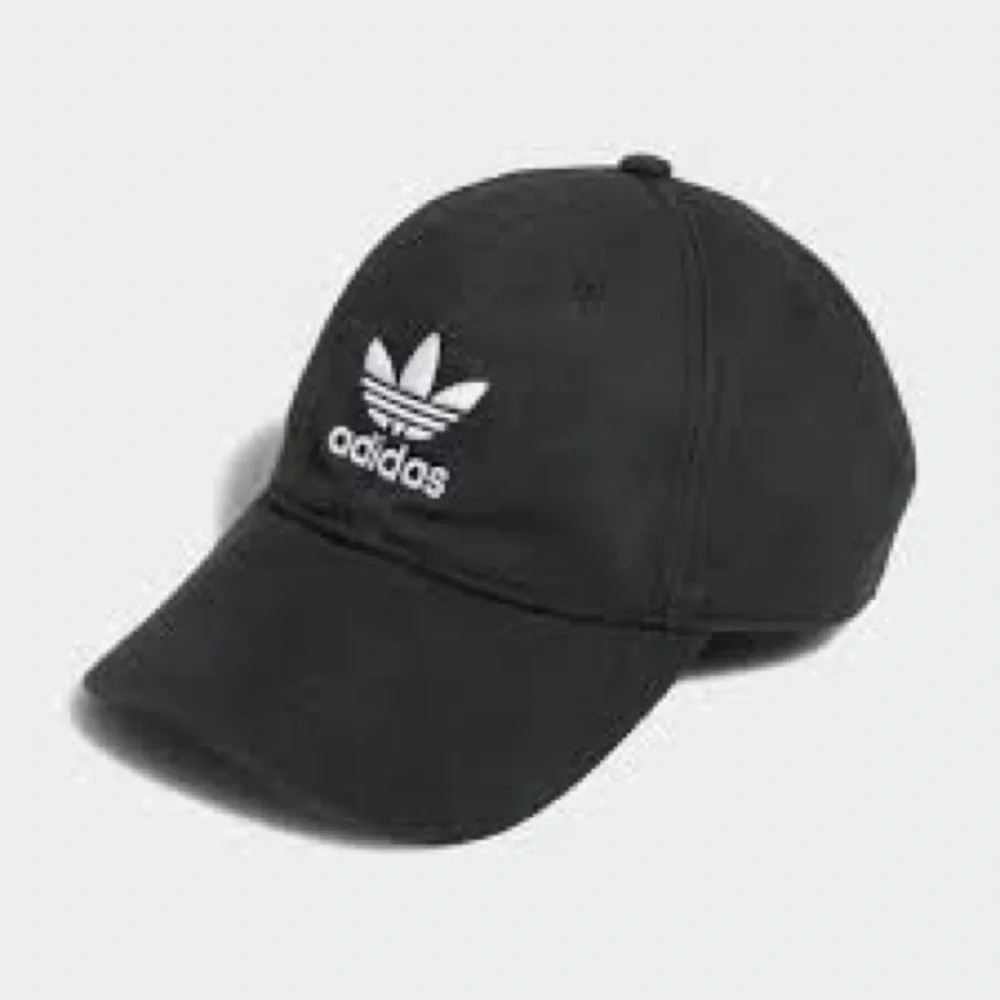 Adidas Unisex Relaxed Strap-back Adjustable Cap Baseball Hat Black